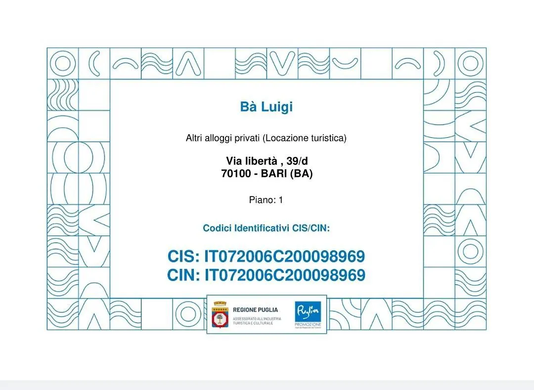 Ba Luigi Apartment Bari Italy